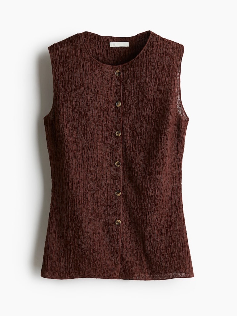 H&M Textured Jersey Waistcoat